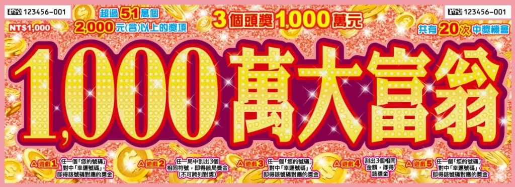 1,000萬大富翁